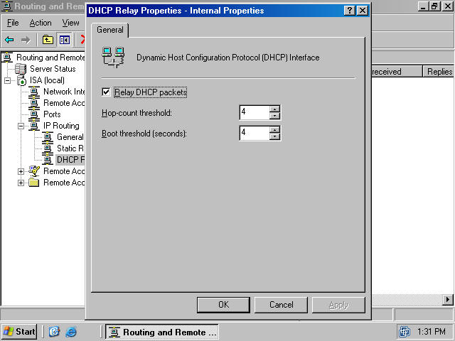 fortigate dhcp relay agent